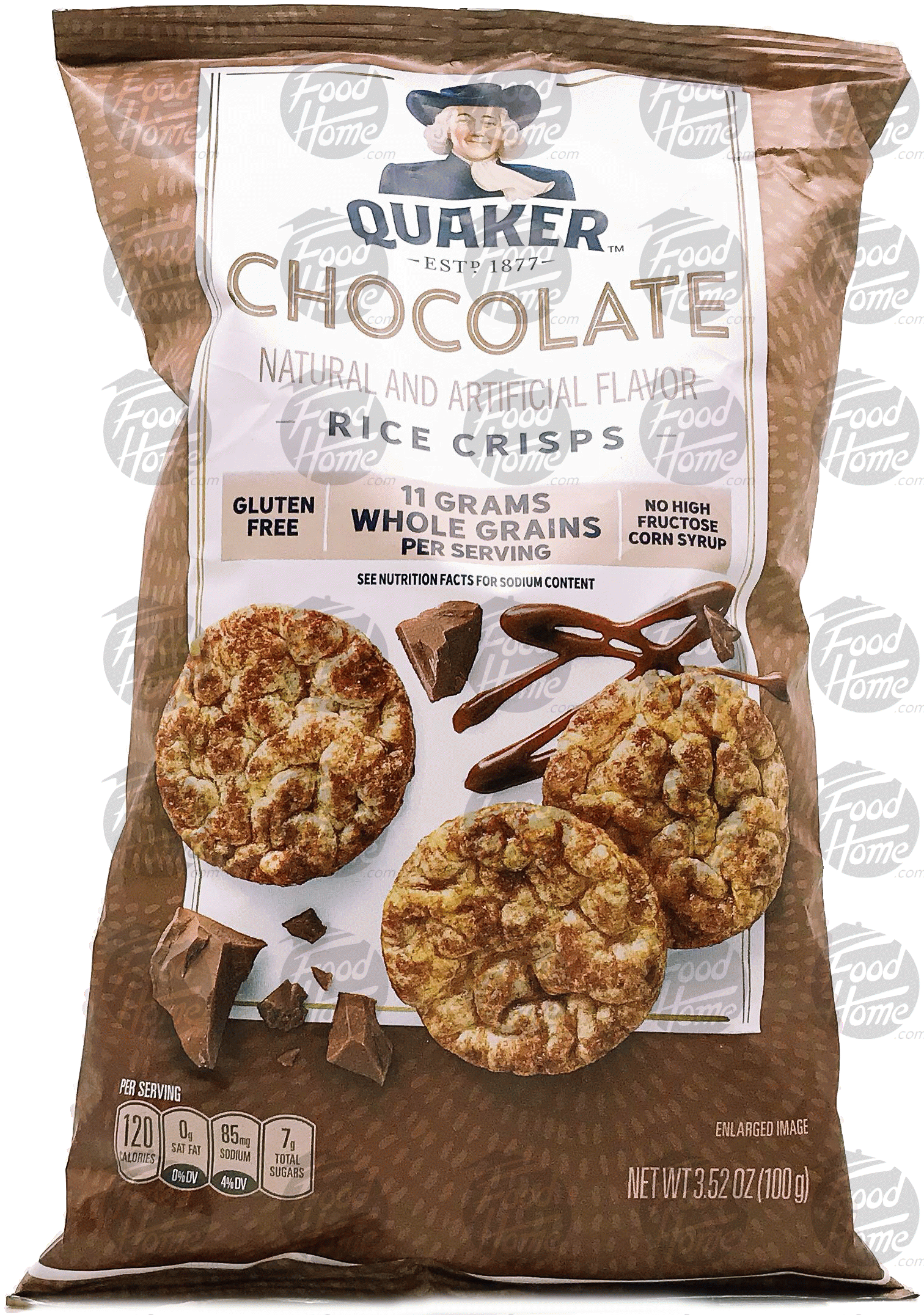 Quaker Popped chocolate rice crisps Full-Size Picture